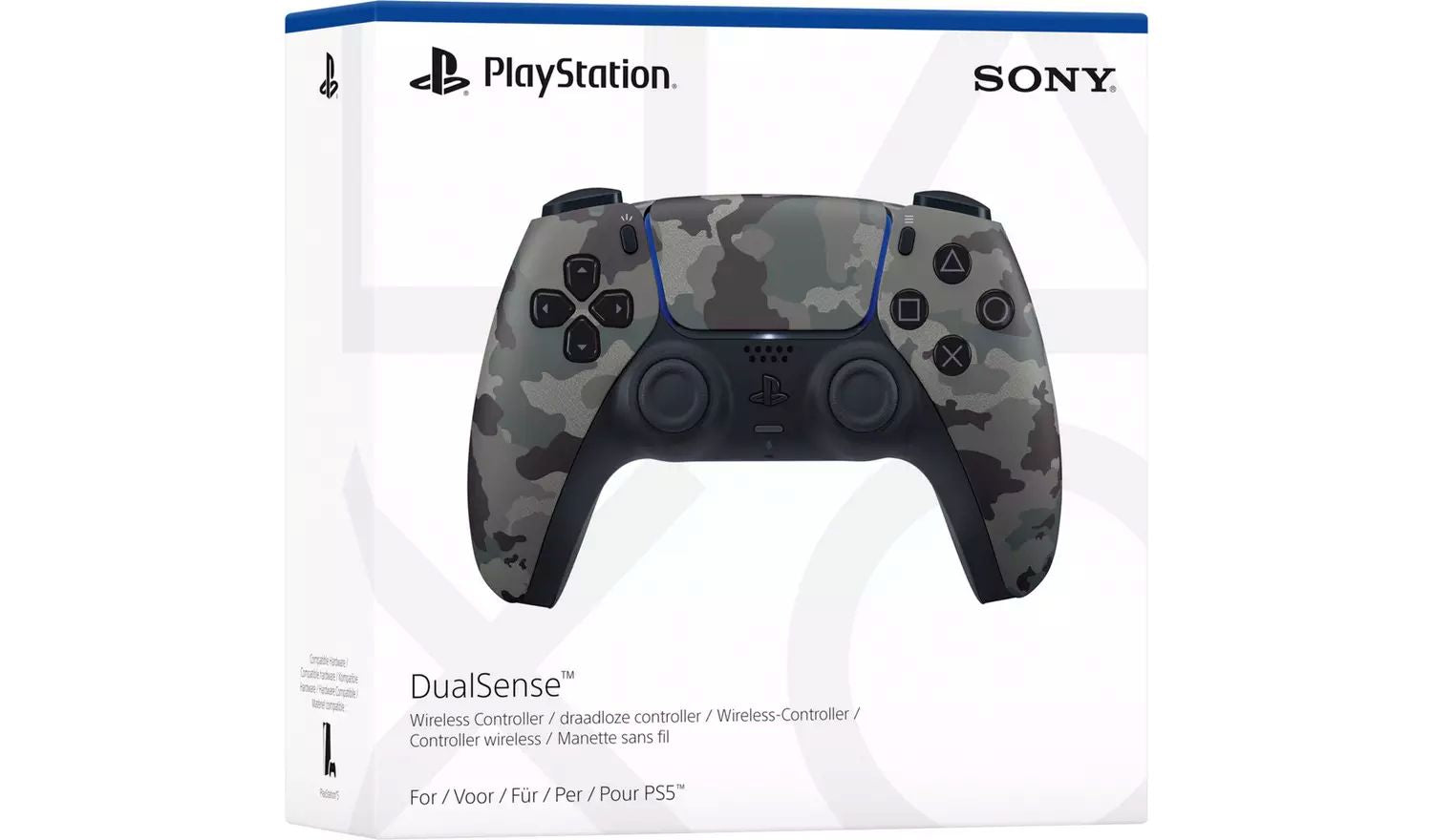 DualSense® Wireless Controller - For PS5, PC, Mac & Mobile - Grey Camouflage V3 (PS5)