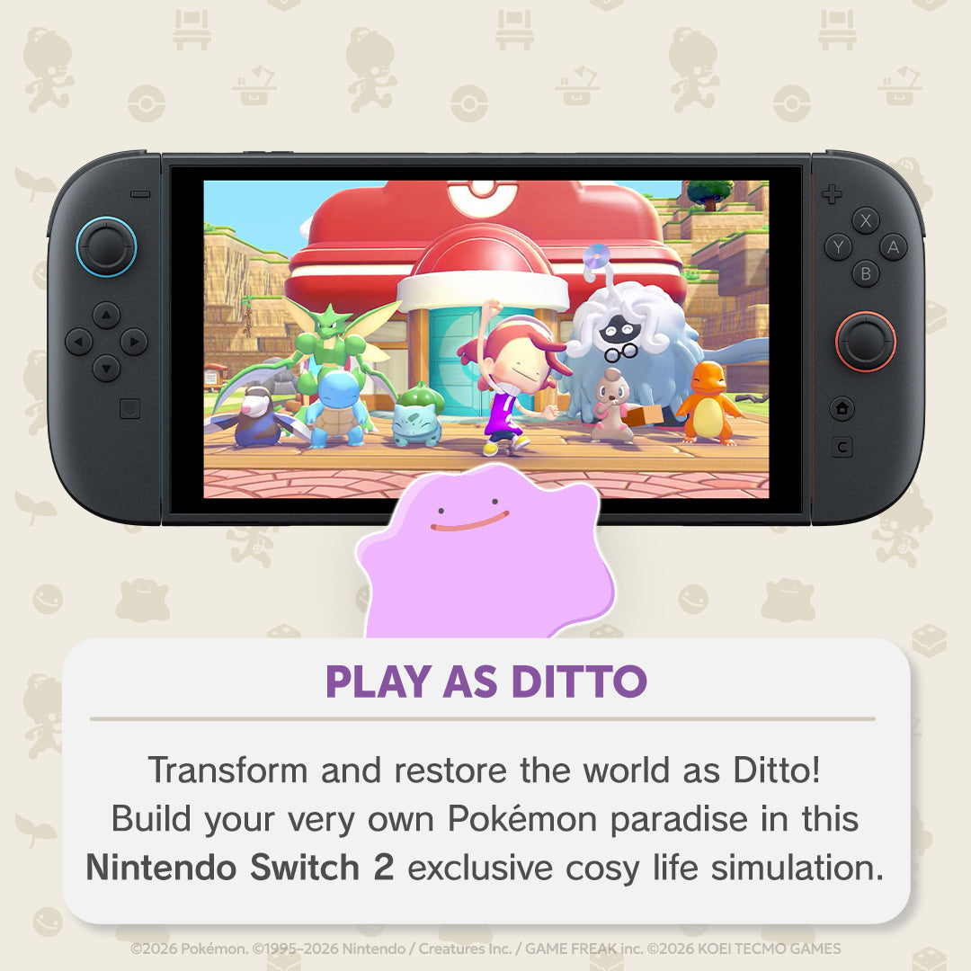 Pokémon Pokopia with FREE Phone Ring (Switch 2)