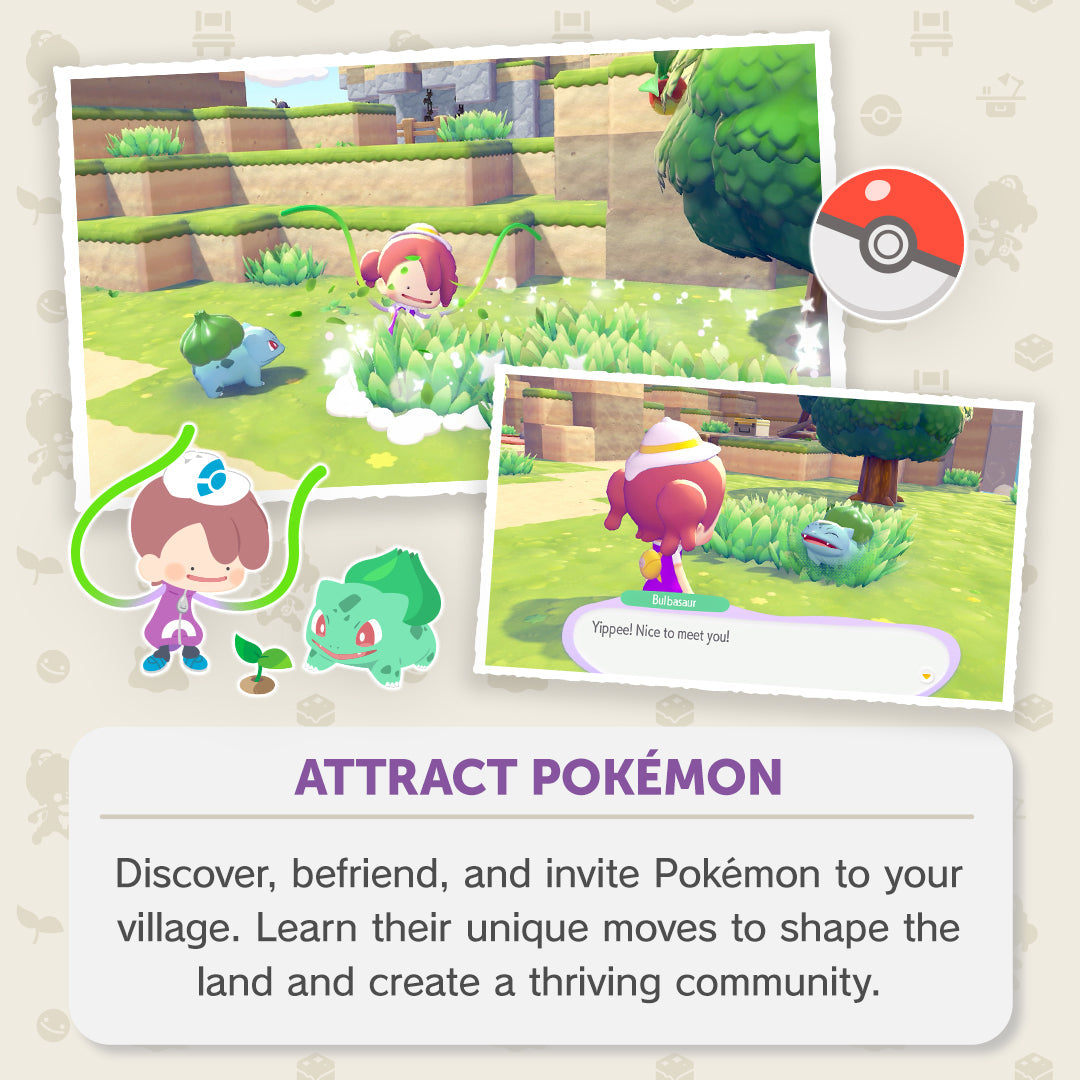 Pokémon Pokopia with FREE Phone Ring (Switch 2)