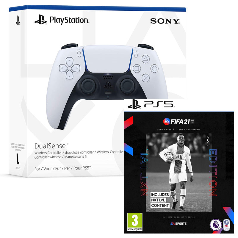 DualSense® Wireless Controller – For PS5, PC, Mac & Mobile  With FIFA 21 NXT LVL (PS5)