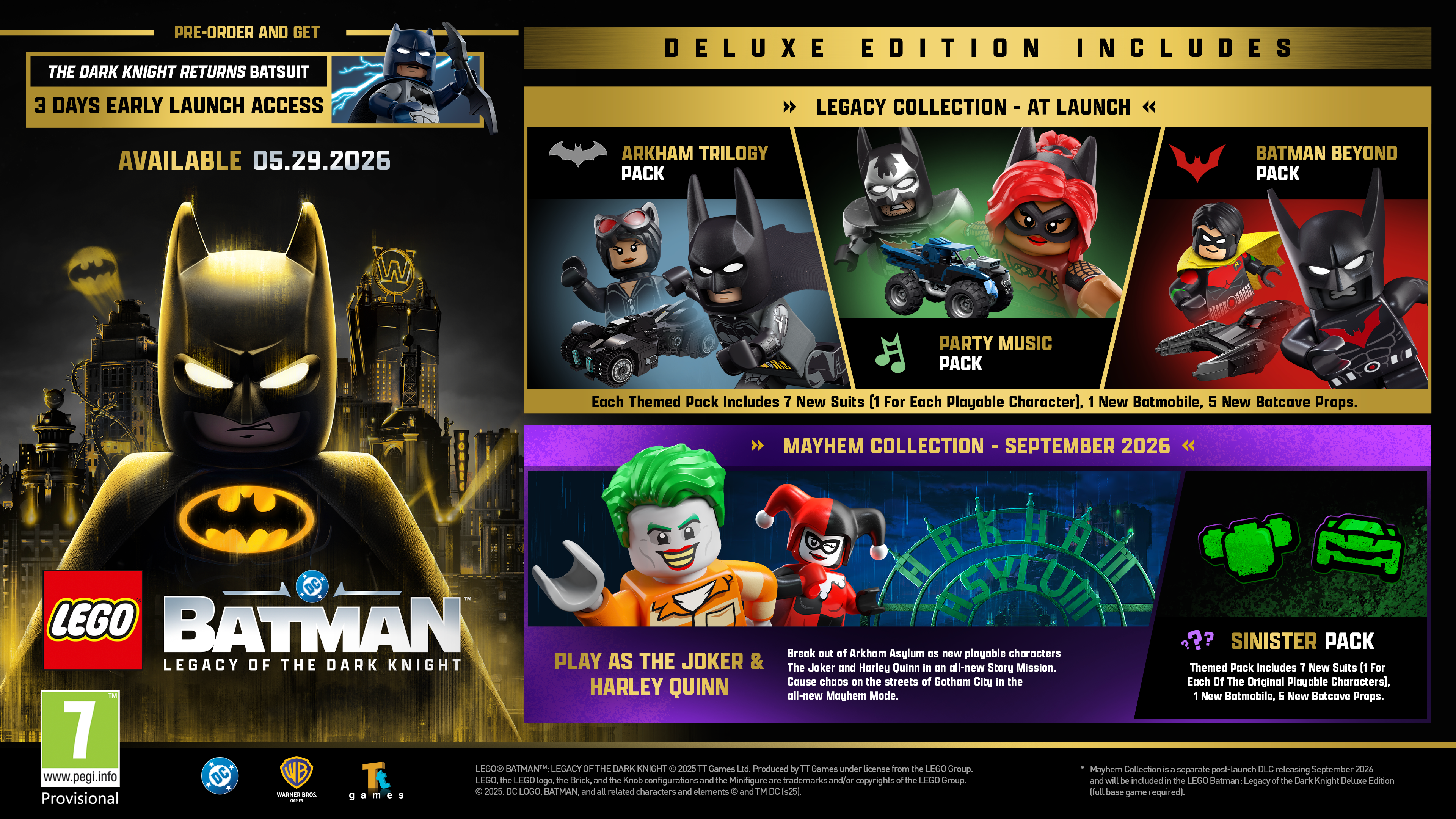 Lego Batman: Legacy of The Dark Knight Deluxe Edition (Switch 2)