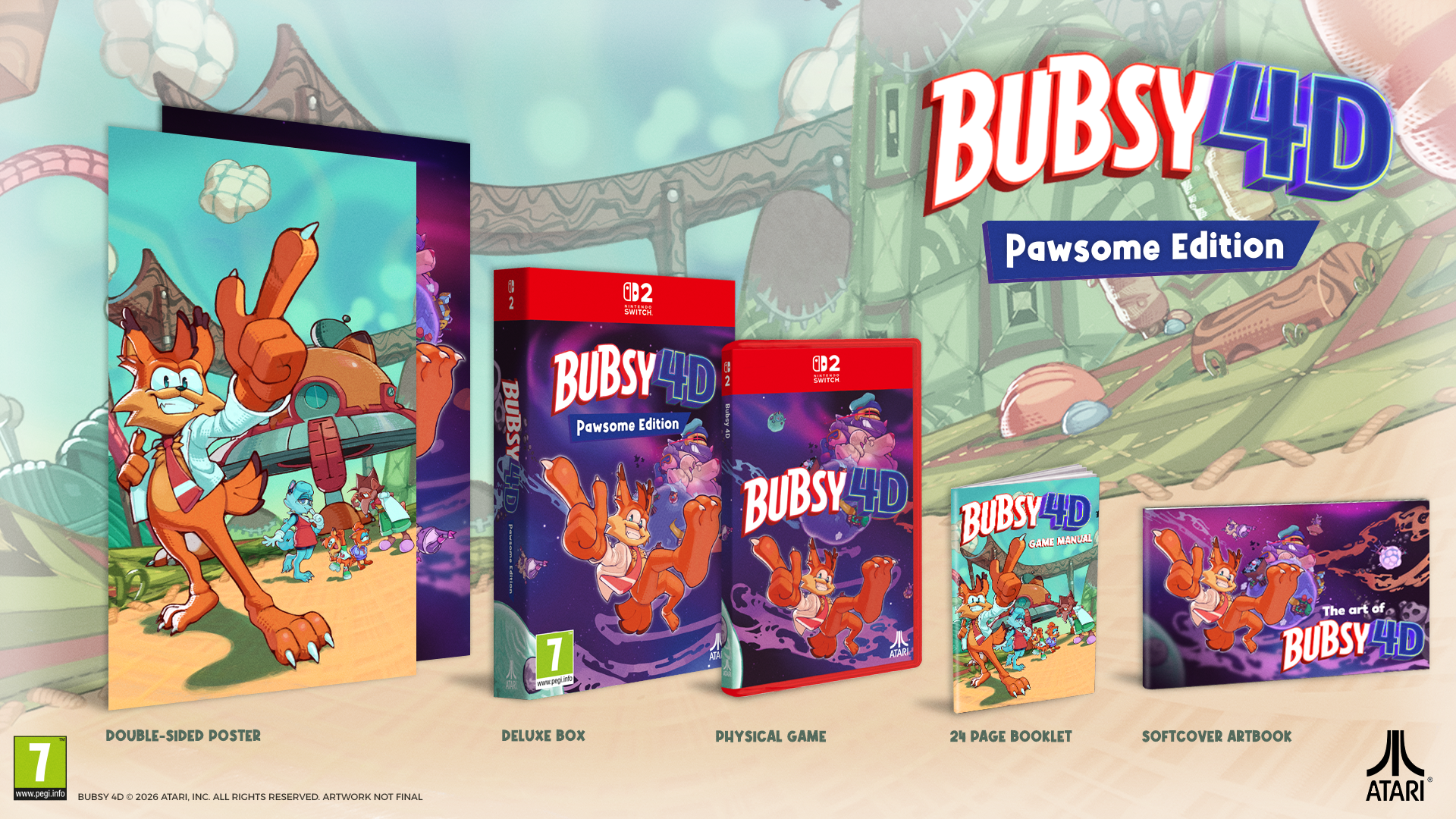 Bubsy 4D - Pawsome Edition (Switch 2)