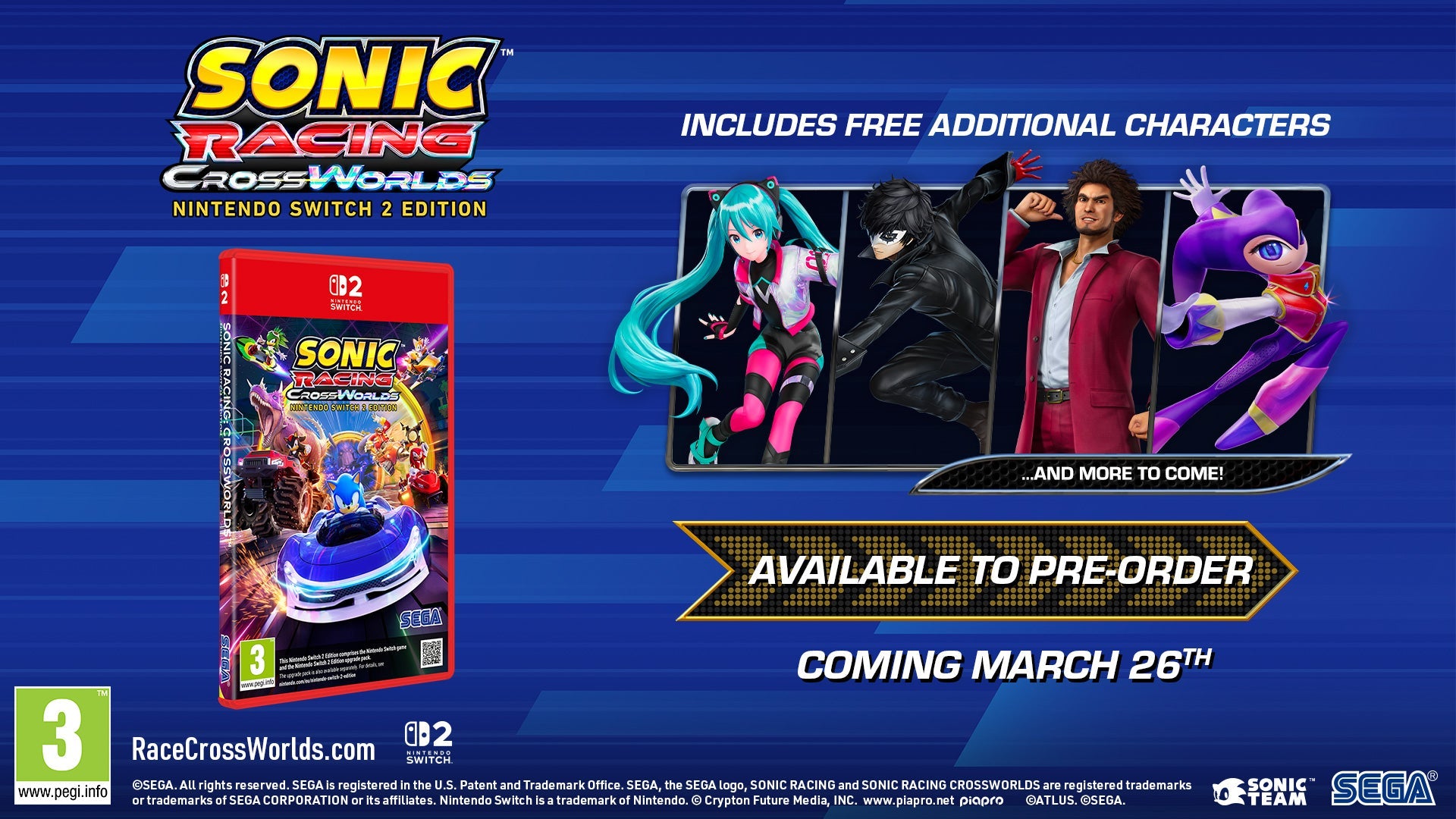 Sonic Racing: CrossWorlds (Switch 2)