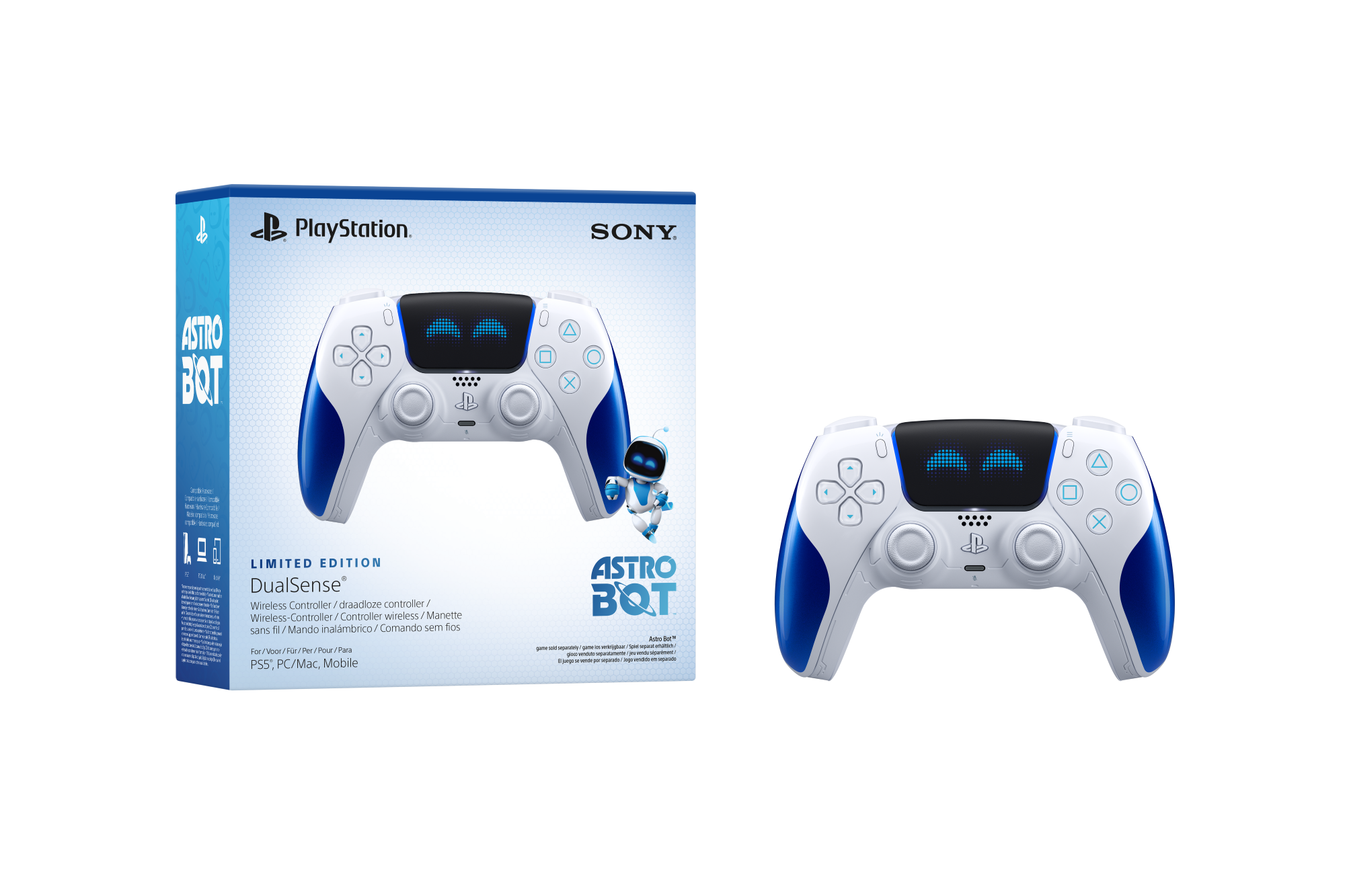 DualSense® Wireless Controller - For PS5, PC, Mac & Mobile - Astro Bot Joyful Edition (PS5)
