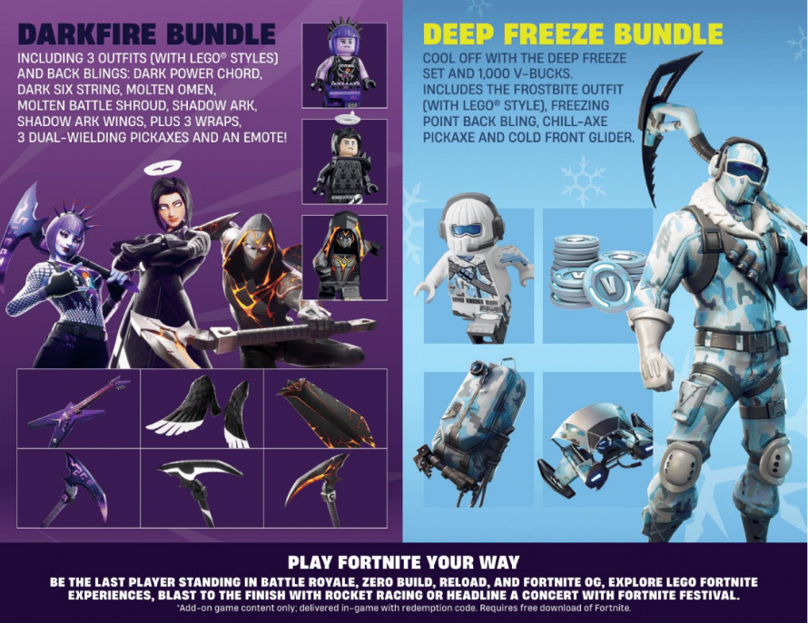 Fortnite – Darkfire & Ice Bundle [Code in a box] (Switch 2)