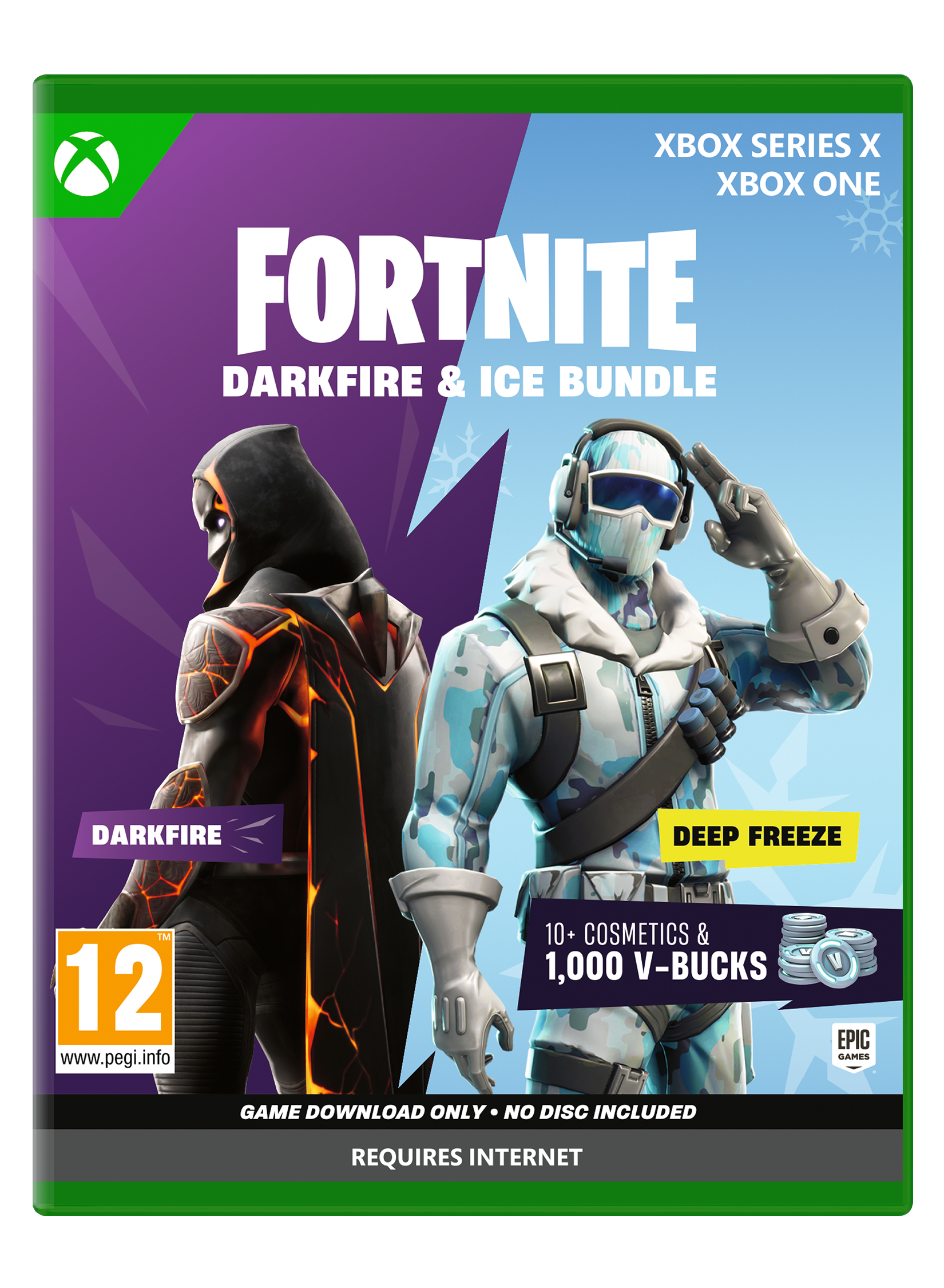 Fortnite – Darkfire & Ice Bundle [Code in a Box]  (Xbox Series X)