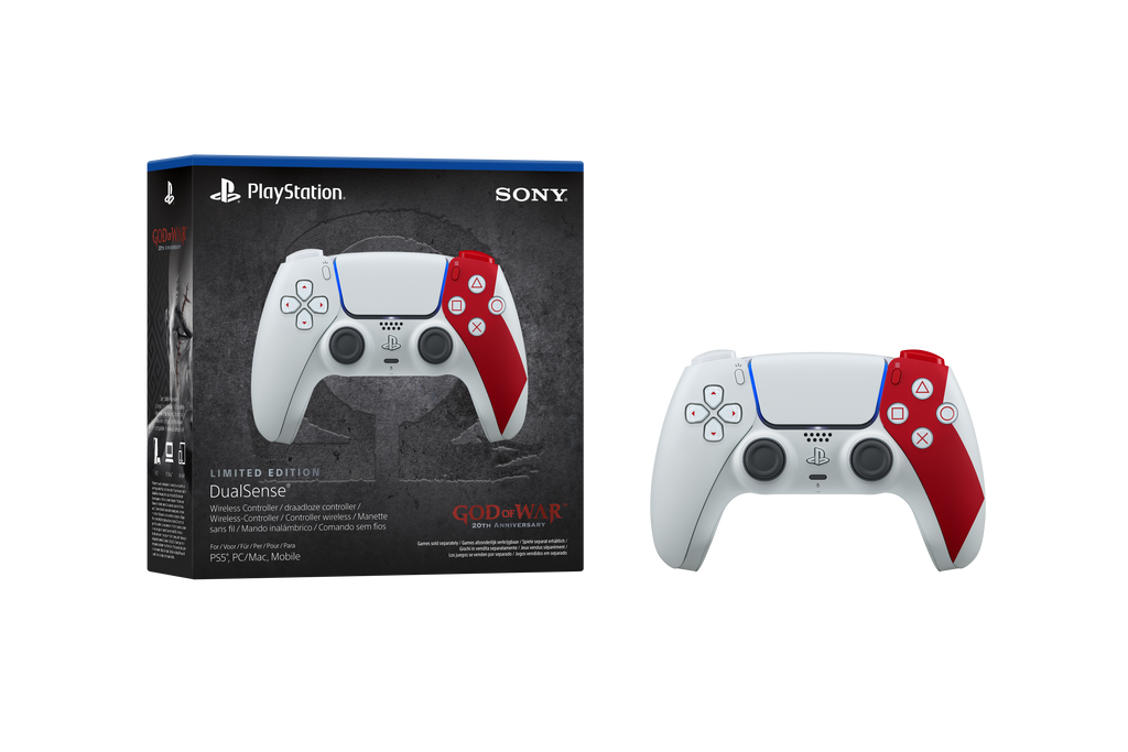 DualSense® Wireless Controller - For PS5, PC, Mac & Mobile - God of War 20th Anniv. Edition (PS5)