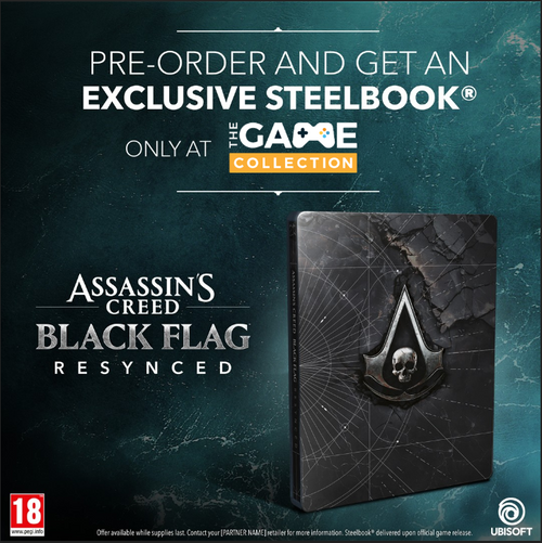 Assassins Creed Black Flag Resynced with TGC Exclusive Steelbook (PS5)