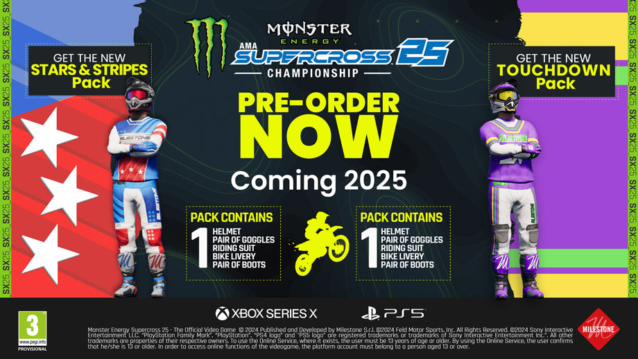 Monster Energy Supercross 25 - The Official Videogame Day One Edition (PS5)